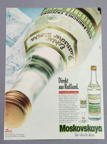 Moskovskaya russian vodka - 9.,