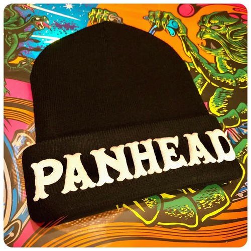 Panhead black beanie - beanie, engine
