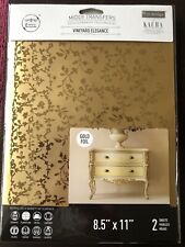 Vineyard Elegance - ReDesign with Prima - Kacha Middy Gold Foil Transfer 8.5x11”