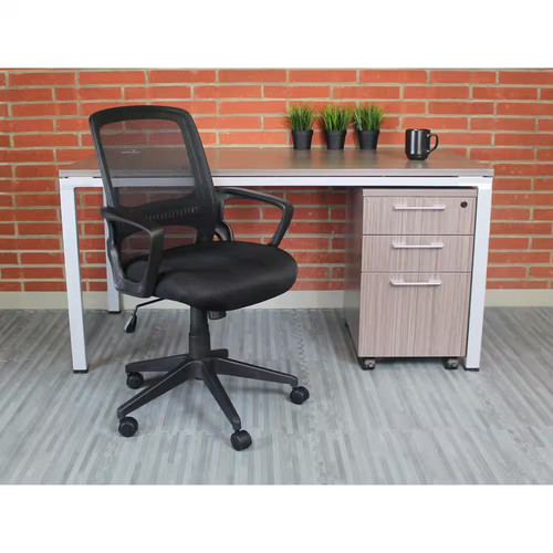 Black mesh task chair - black,