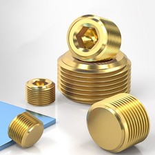 Brass Pipe Plug Male Thread