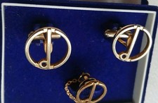 Dunhill Cufflinks + Tie Pin