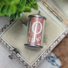 Vintage Silver Ten Shilling Note Charm, Break in Case of Emergency