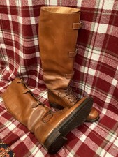 Brown Leather Officer Riding