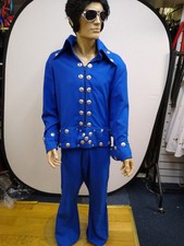 Quality Elvis Costume Royal Blue