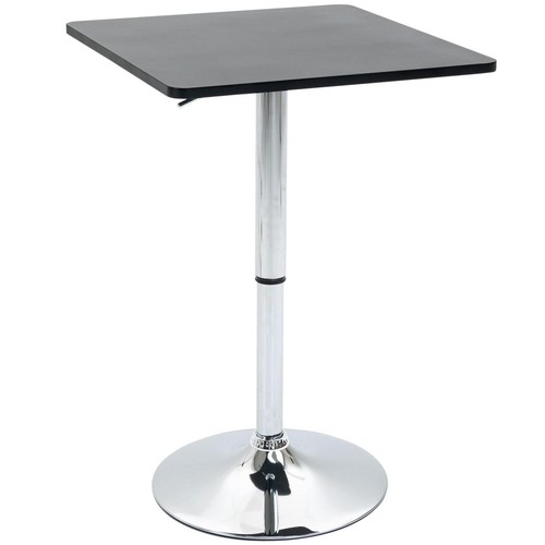 Adjustable height bar table - height, w/