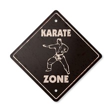 Karate Vintage Crossing Sign