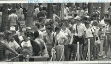 Press Photo Louisiana World's Fair - Line for Louisiana Journey - noc45335
