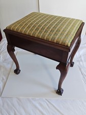 Antique Mahogany Piano Stool