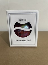 Nobilé Friendship Ball Handmade Mouth Blown Crystal Glass Box Xmas Decoration