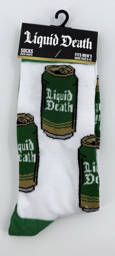 Liquid death crew socks - liquid,