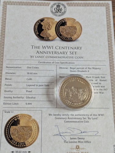 Gibraltar london mint - gibraltar, war