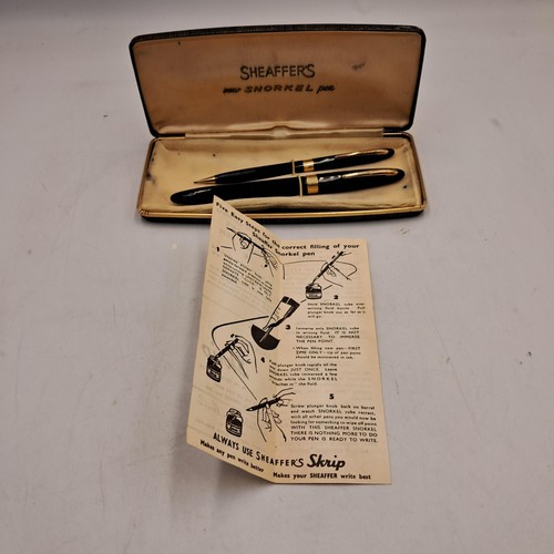 Vintage sheaffer snorkel black - vintage,