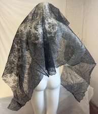 ANTIQUE CHANTILLY Black LACE