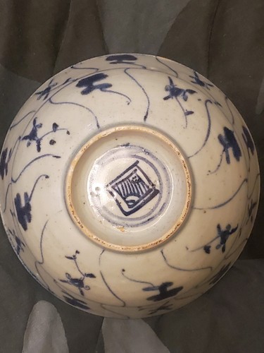 Chinese blue and white - blue,