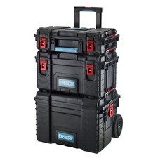 Erbauer Connecx Modular Storage Polypropylene 8 compartment Toolbox Set Kit DIY