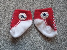 Baby converse socks red - socks,