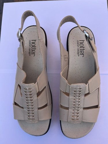 Hotter candice leather sandals - hotter,