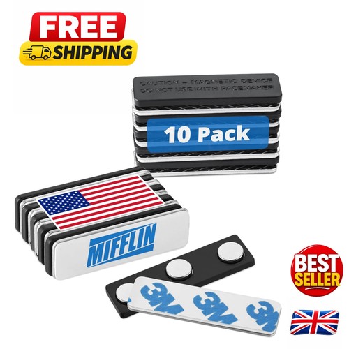 Secure your nametag with - your,