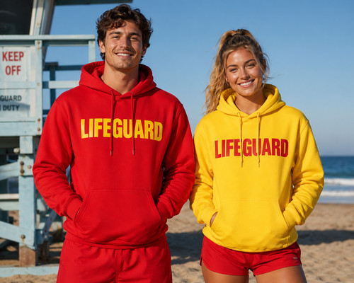 Lifeguard hoodie - 🟥🟨, –