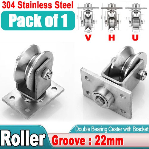 Groove swivel pulley - groove,