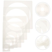8Pcs Large Circles Template