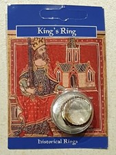 Gilt KINGS ring Repro Medieval