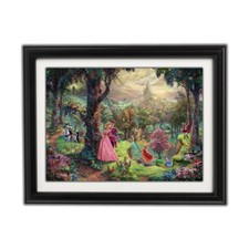 SLEEPING BEAUTY Framed Print By Thomas Kinkade Disney Dreams Collection