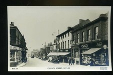 ECCLES    Lancashire Church Street near Cliftons' Shop & Railway Inn / BUS  RP 