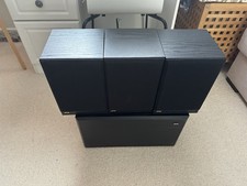Surround Sound Speakers - 3 JPW gold monitors and  sub woofer