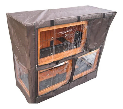 Bunny business hutch cover - bunny,