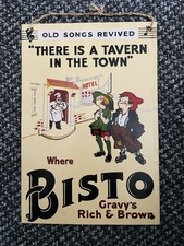 Vintage Bisto Gravy Enamel on