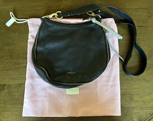 Radley london black crossbody - london,