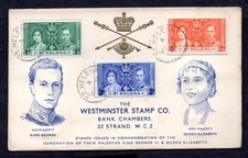 St Helena - 1937 KGVI Coronation Illustrated First Day Cover