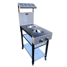 Commercial 2 Burner Gas Cooker