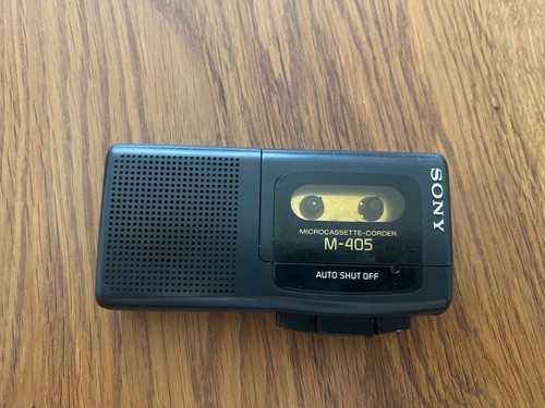 Sony microcassette corder - sony, microcassette-corder