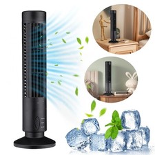Tower Fan Status Free Standing Air Cooling 3 Speed Oscillating Slim Portable Uk