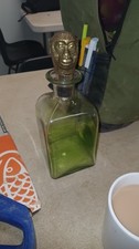 Antique Green Glass Wine