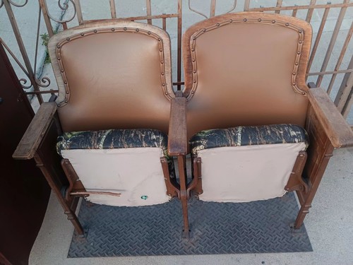 1950s movie theater - , seats