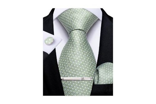 Tie set includes hankie pocket - tie,