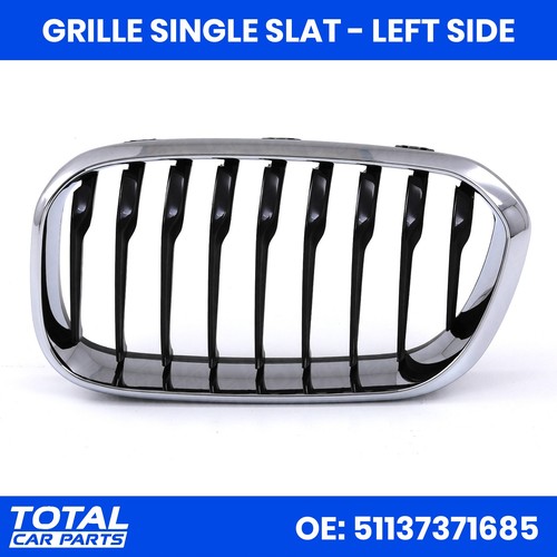 Front left grille - grille, single