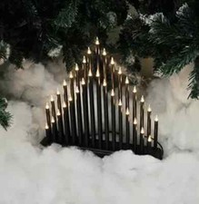 Christmas black candle - christmas,