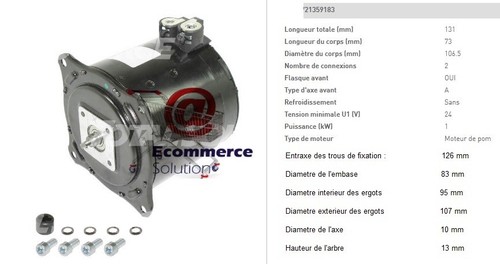 Engine hydraulic pump 24v - engine,