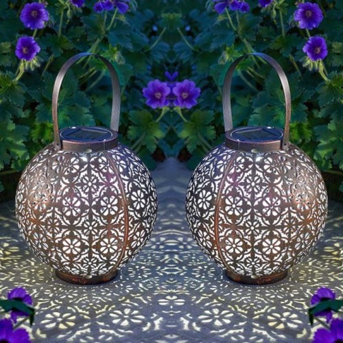 Solar led light lantern 2pc - led,