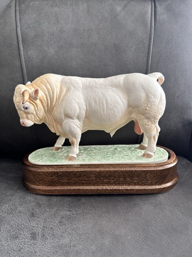 Royal worcester charolais bull - worcester,