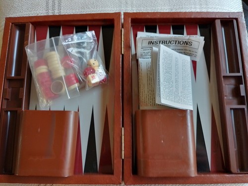 Backgammon set compact case - backgammon,