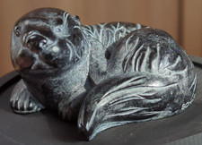 Vintage BOMA Canada Sea Otter Resin Figurine Ornament