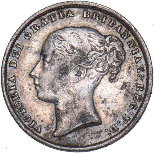 1866 shilling - (die, no.