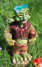 Polymer clay Ogre Art Doll
