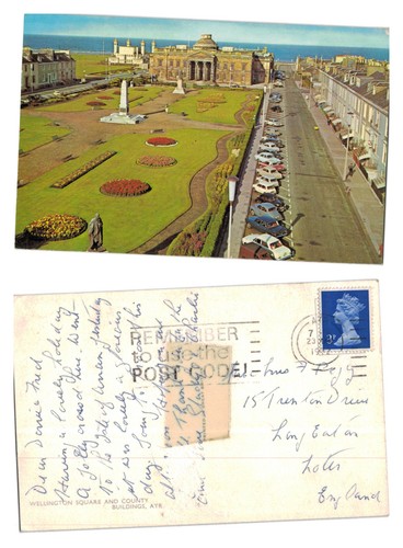 Postcard wellington square - postcard,